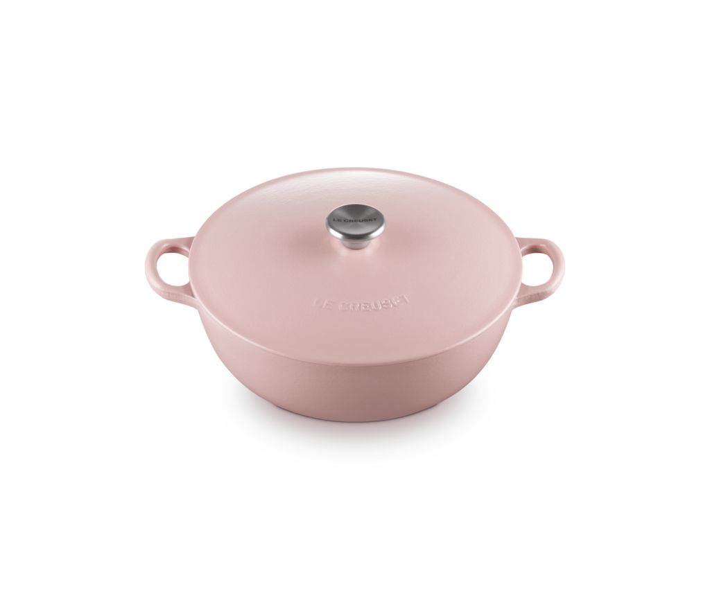 Soup Pot 26cm Sugar Pink SS Knob &amp; Venus Medium Spatula Cool Mint